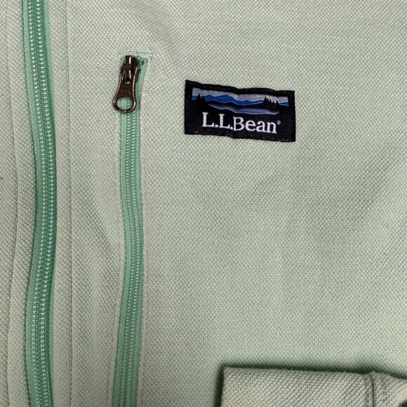 EUC Men's L.L. BEAN Comfort Stretch Piqué Full Zip Sweatshirt | Size M - Picture 4 of 8